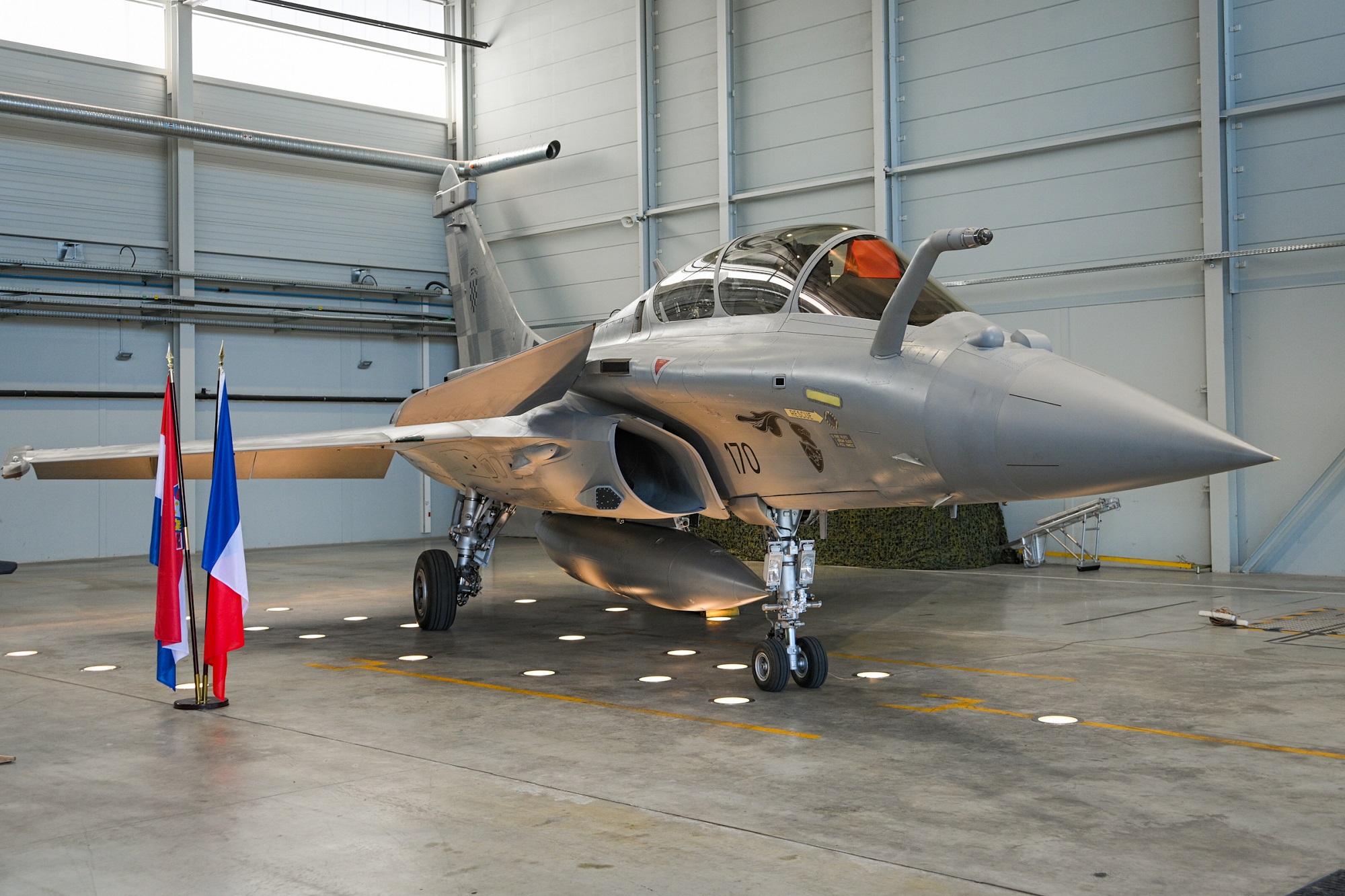 First Rafale Fighter Delivered To Croatian Air Force Video