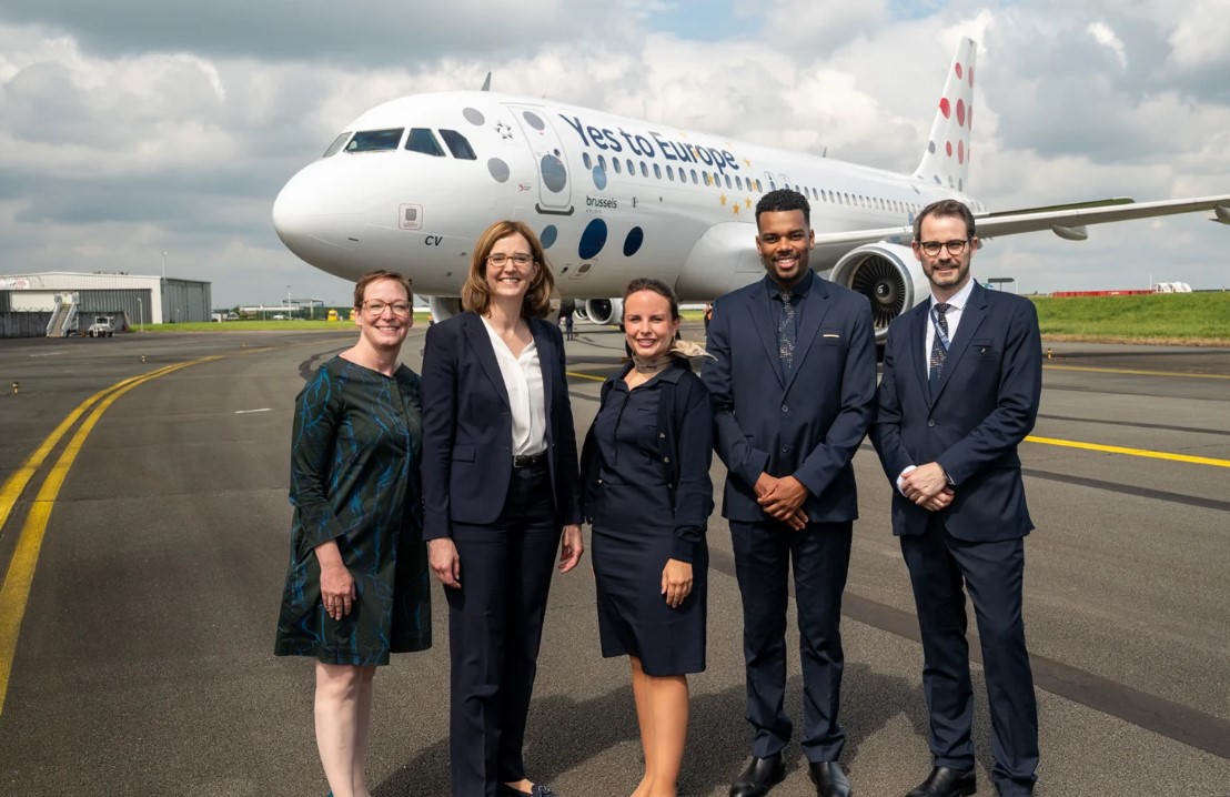 Lufthansa Group Presents All Four Yes To Europe Aircraft In Brussels