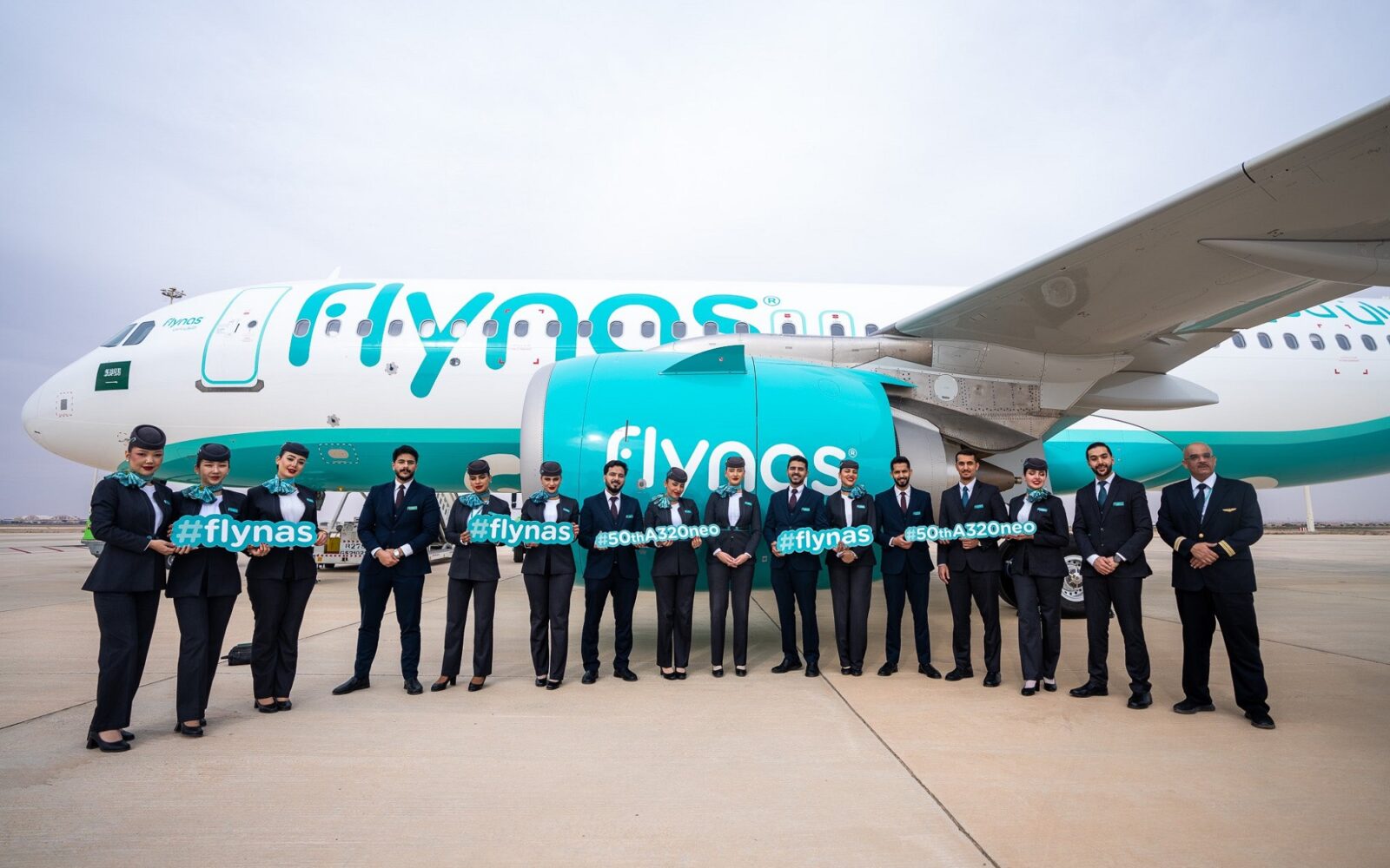 Flynas Celebrates Arrival Of 50th Airbus A320neo Aircraft