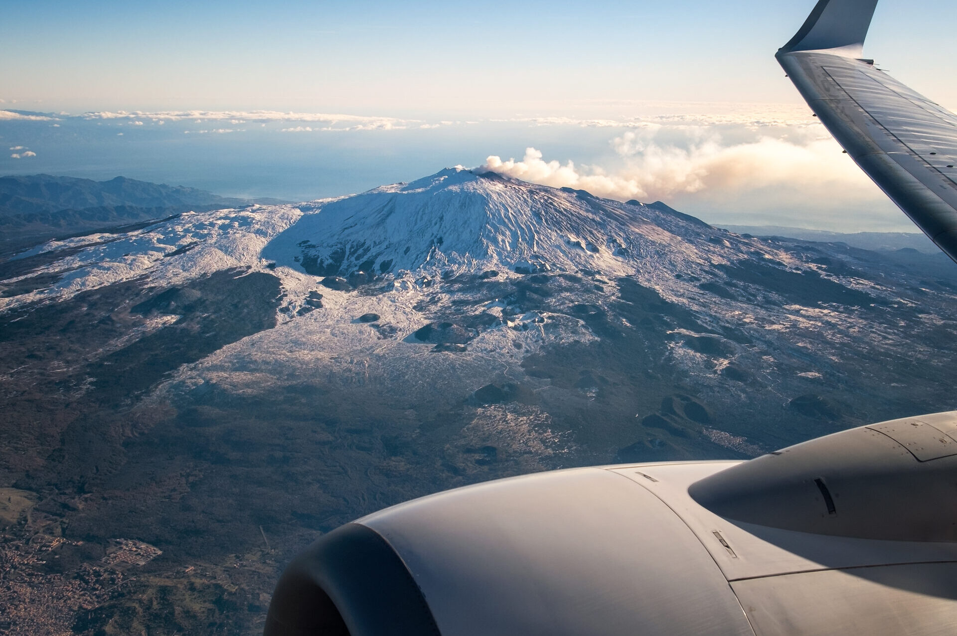 Mount Etna Eruption Causes Ash Rain At Catania Airport