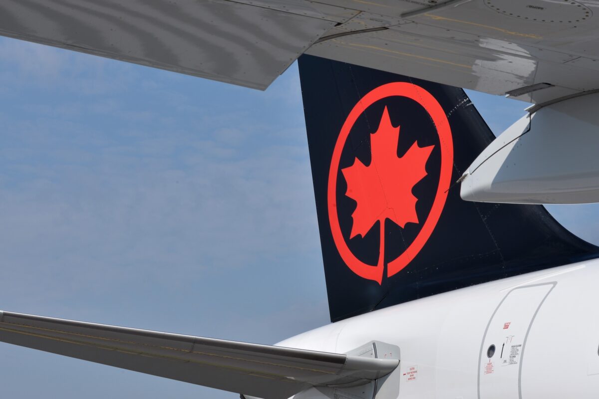 Air Canada aircraft tail logo