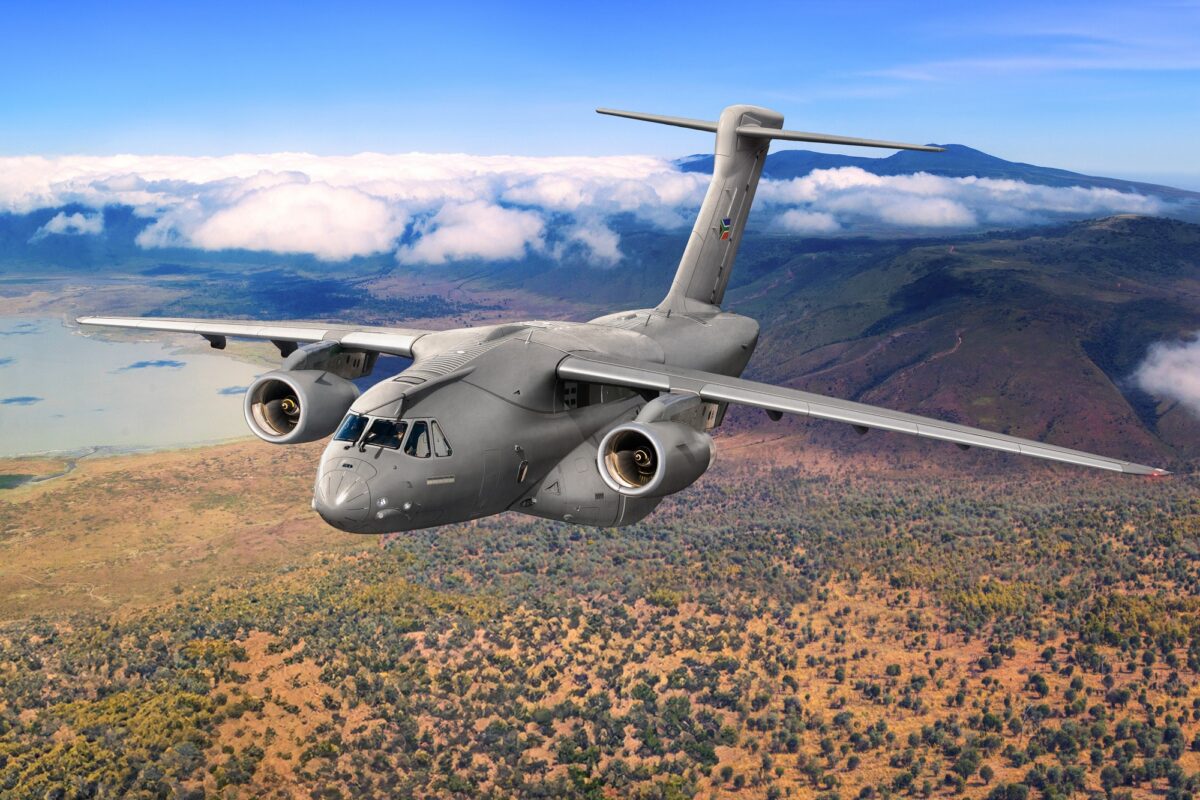 Embraer C-390 in South Africa render