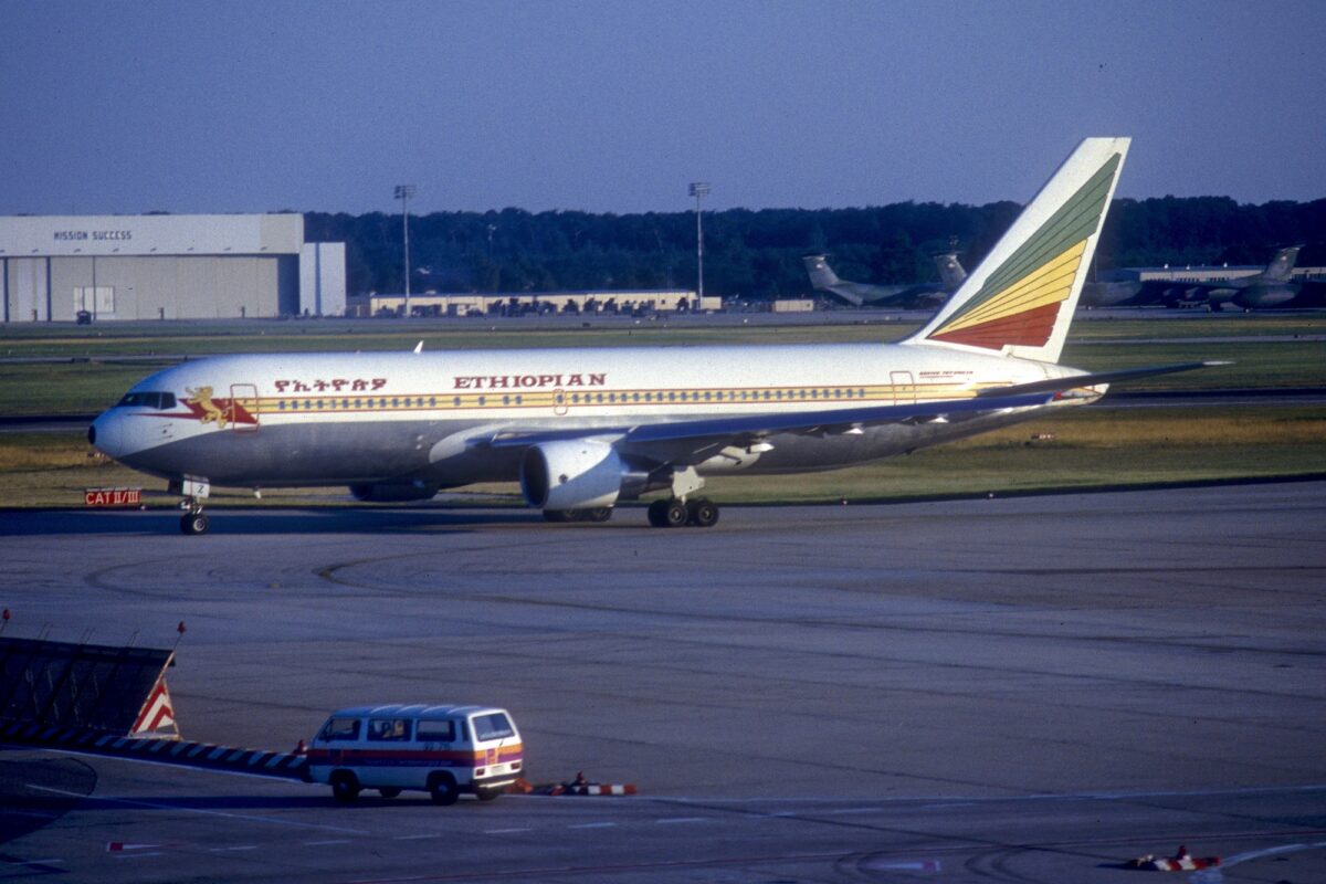 Ethiopian Airlines Boeing 767 200ER ET AIZ