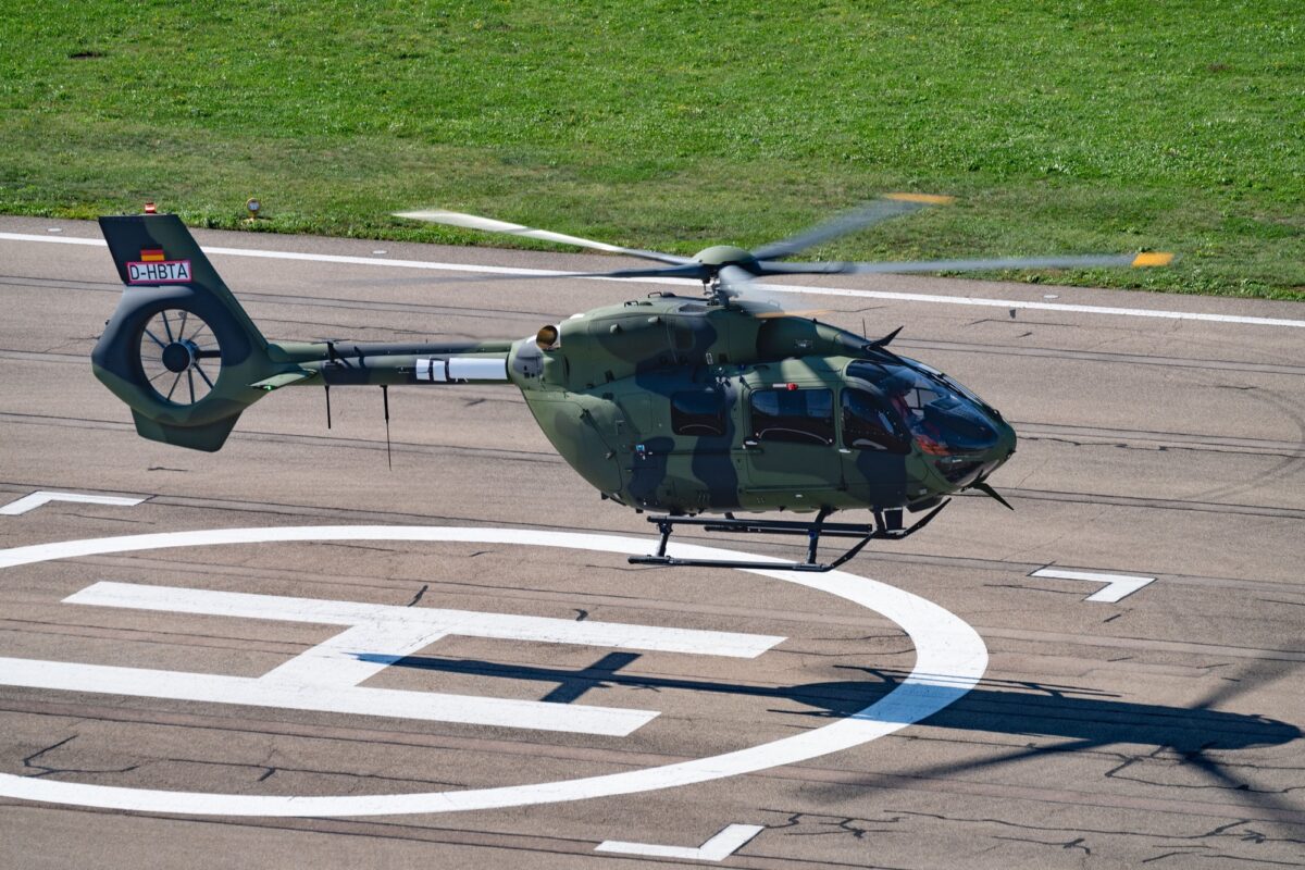 First German H145M maiden flight