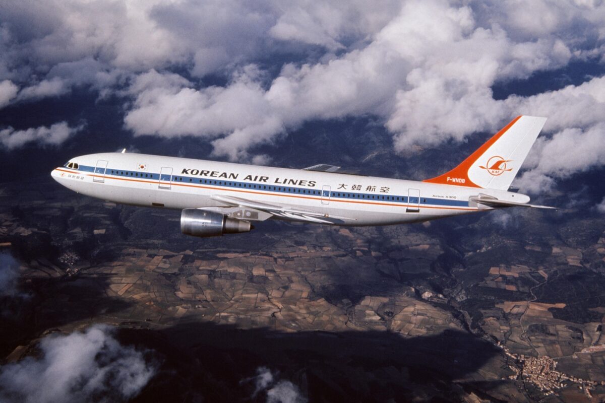 Korean Air first Airbus A300B4