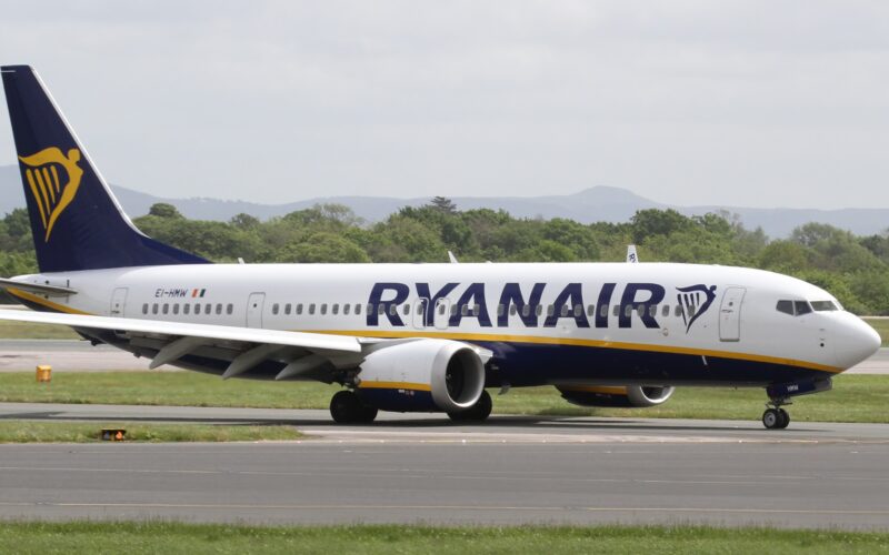 Ryanair Boeing 737 MAX aircraft