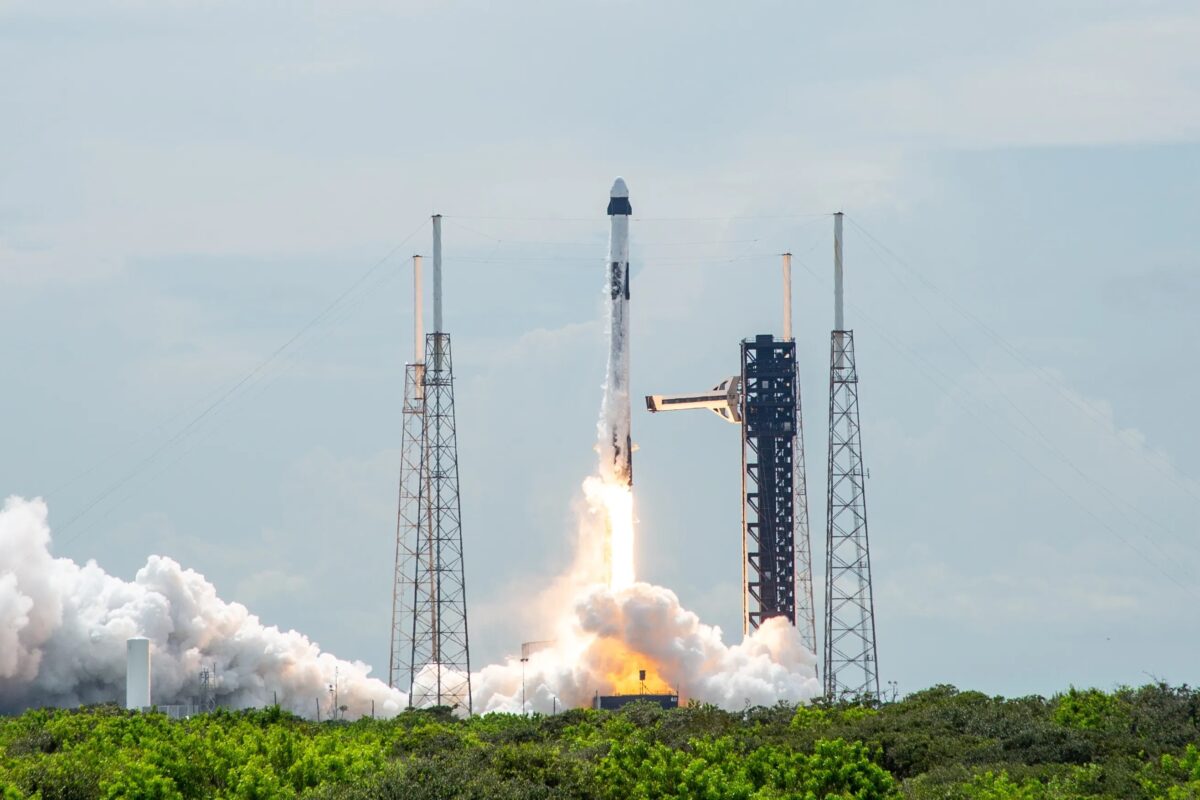 SpaceX Dragon Crew mission liftoff