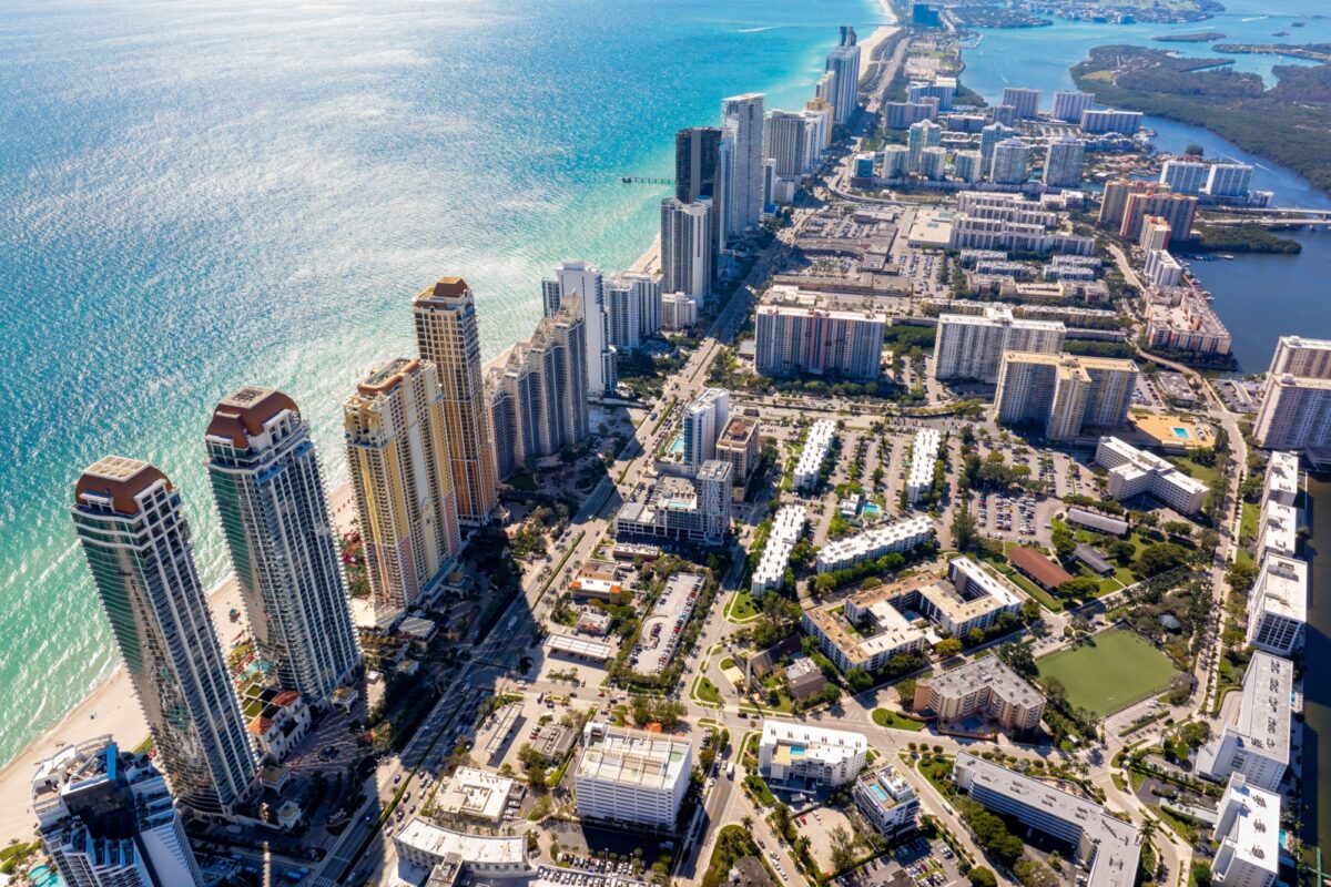 View of Miami beach