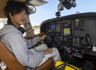 19-year-old pilot Ethan Guo