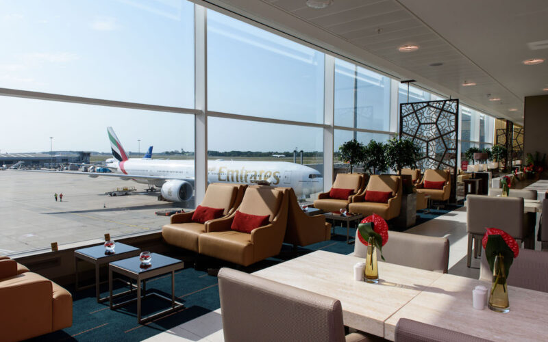 Emirates Stansted lounge