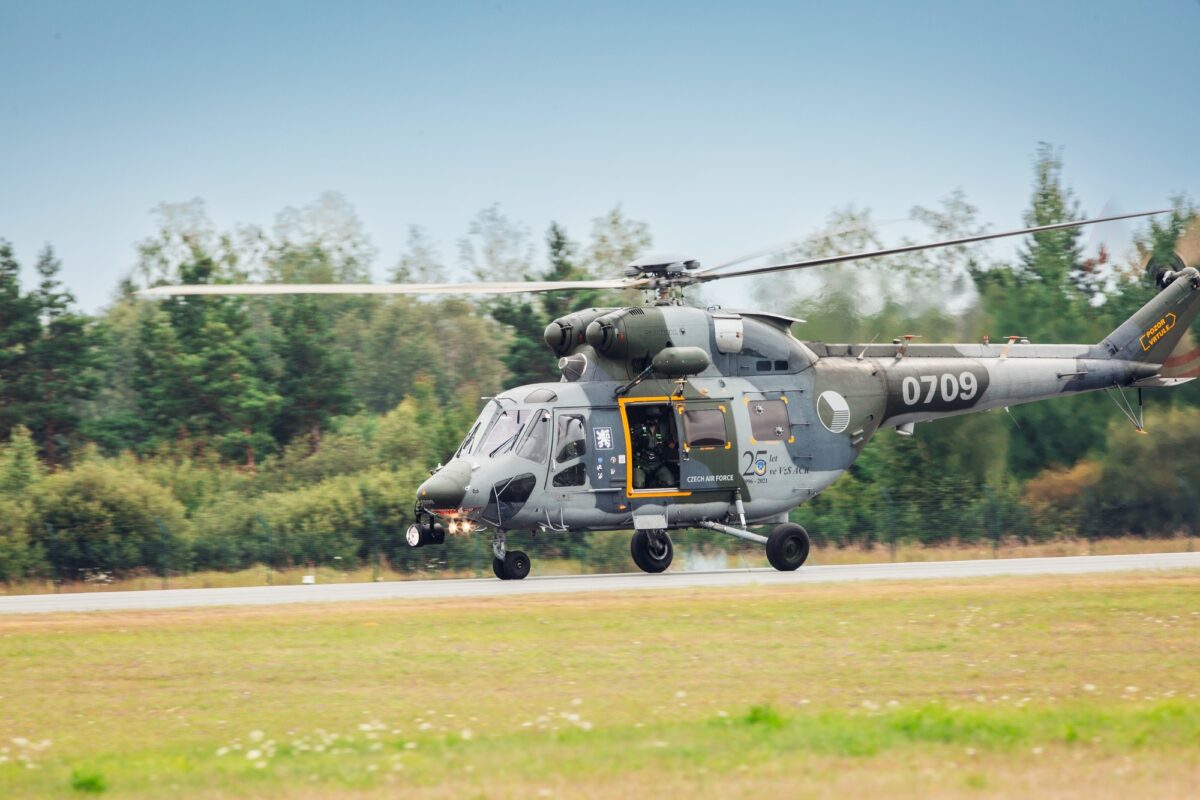 Polish PZL W-3 Sokół helicopter