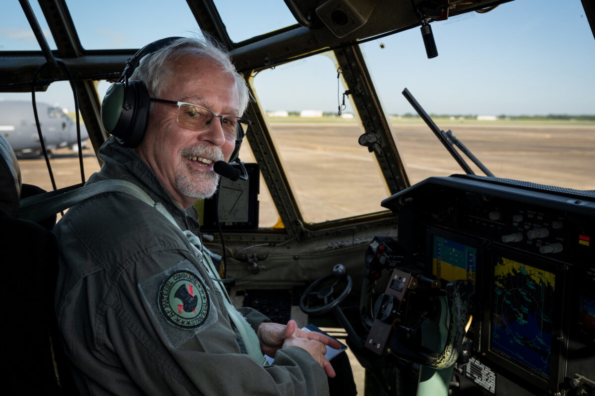 Retired US Air Force pilot Gary Hogg