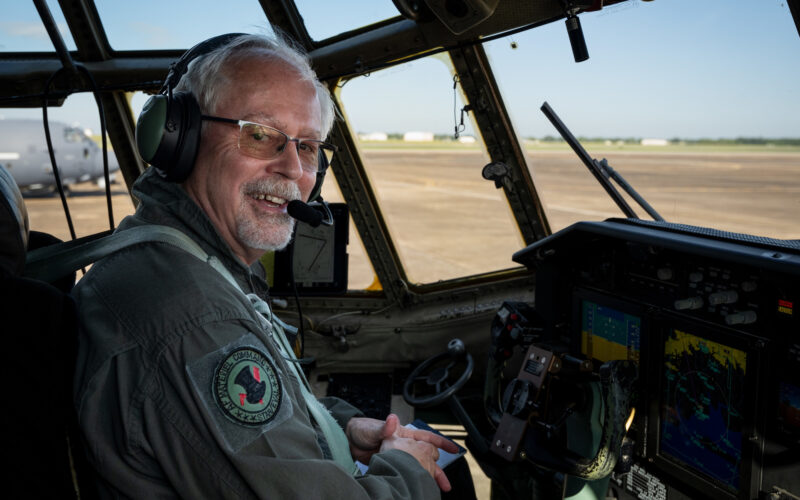 Retired US Air Force pilot Gary Hogg