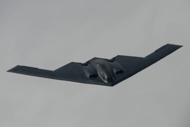 A B-2 Spirit strategic bomber