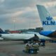 Aircraft at the gates of Schiphol Airport