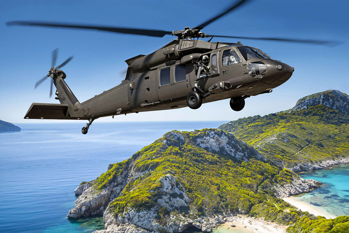 Greek UH-60M Black Hawk helicopter