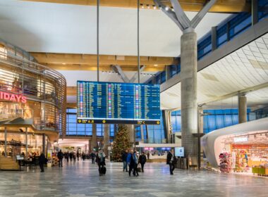 Oslo Gardermoen International Airport departure terminal