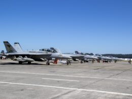 US Navy EA-18G Growlers at Naval Air Station Whidbey Island