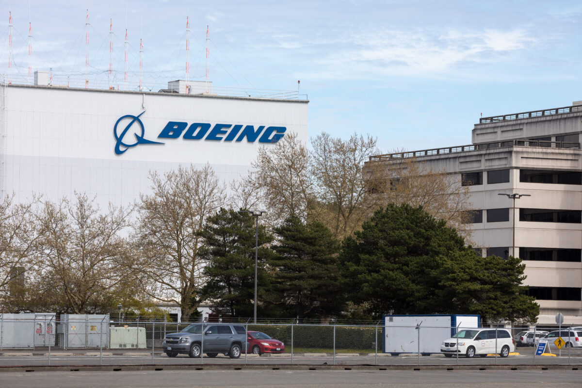 Boeing facility in Seattle, Washington