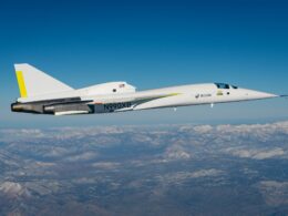 Boom Supersonic XB-1 demonstrator during eigth flight test