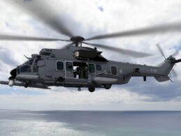 Dutch Airbus H225M helicopter render