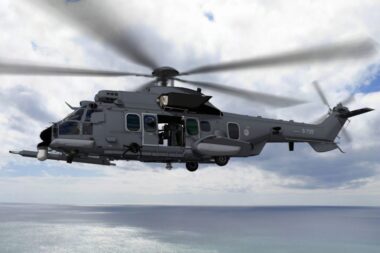 Dutch Airbus H225M helicopter render