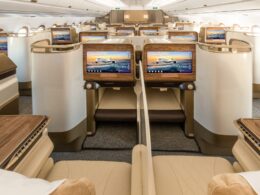 Emirates A350 business class