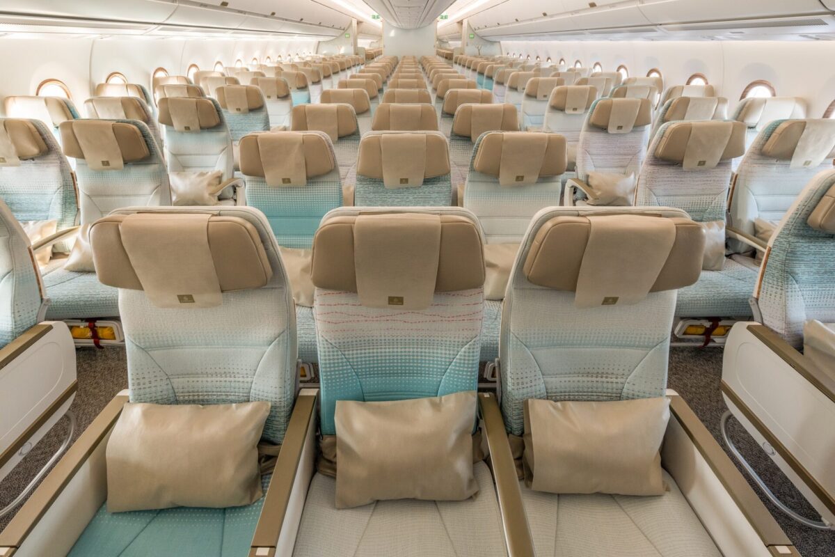 Emirates A350 economy