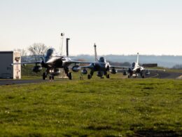 French Rafale fighter jets at Spangdahlem Air Base