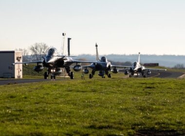 French Rafale fighter jets at Spangdahlem Air Base