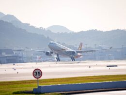 Hong Kong Airport runway