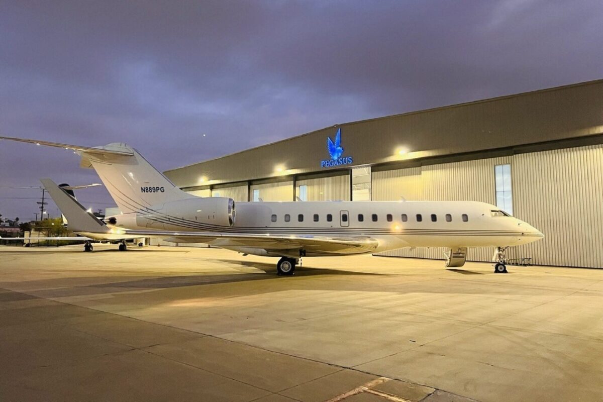 Pegasus Elite Bombardier Global 5000