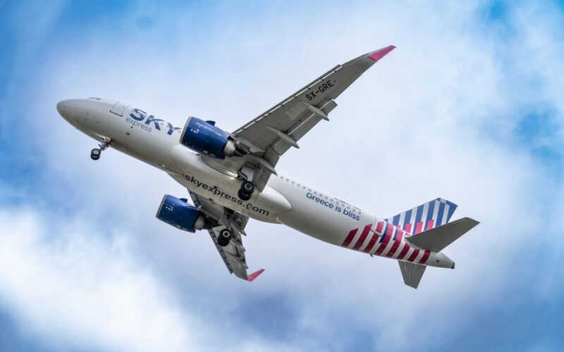 Sky Express Airbus A320 aircraft