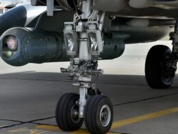 Talios pod mounted on a Dassault Rafale