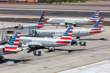 American Airlines Airbus airplanes