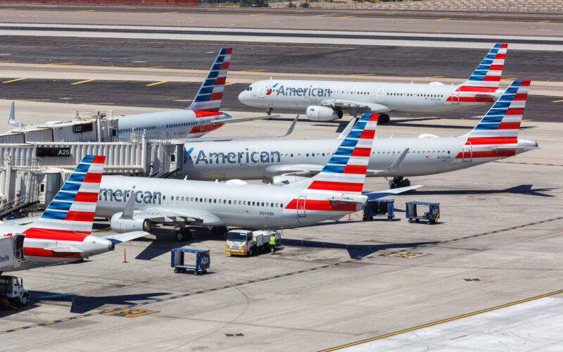 American Airlines Airbus airplanes