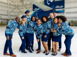 Alaska Airlines sweater