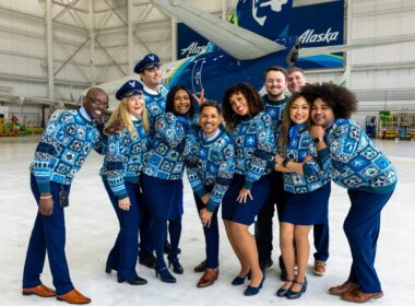 Alaska Airlines sweater