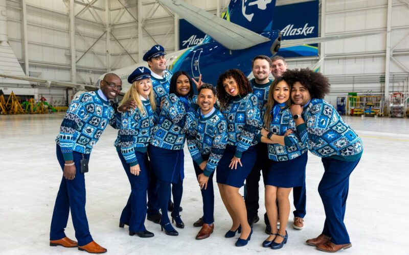 Alaska Airlines sweater