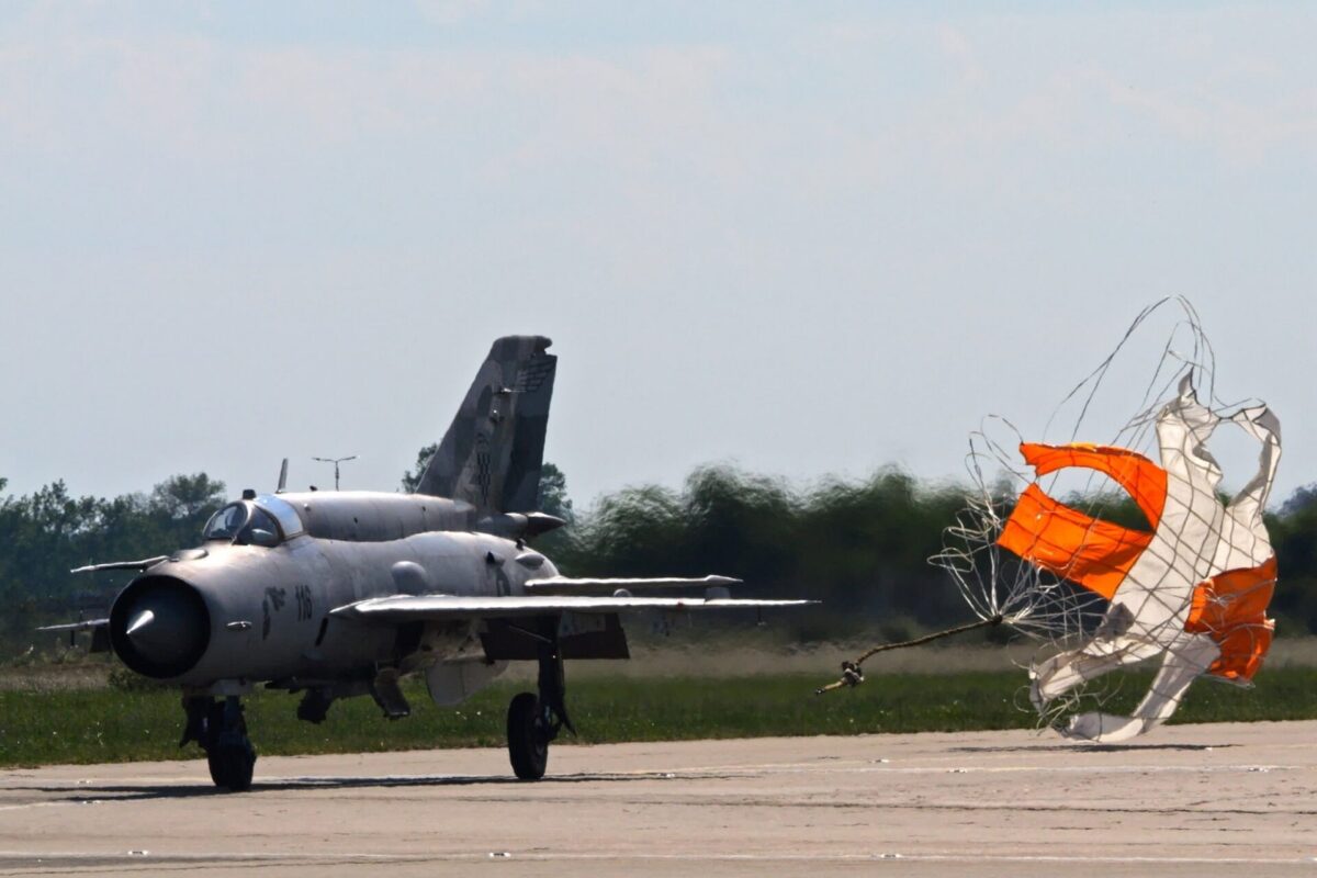 Croatian Air Force MiG-21 Fishbed fighter