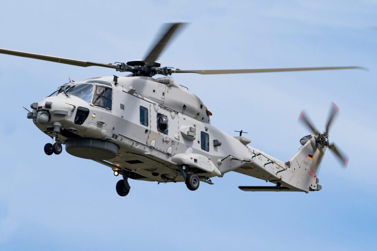 Deutsche Marine NH90 Sea Lion helicopter