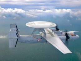 First Northrop Grumman E-2D Advanced Hawkeye for France