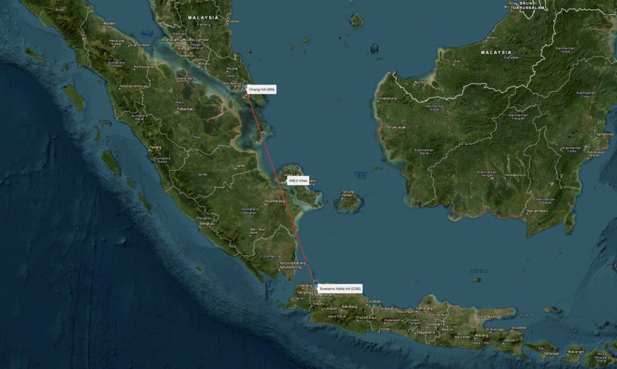 Singapore Jakarta the worlds busiest route