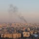 Smoke in Aleppo during fighting (1)