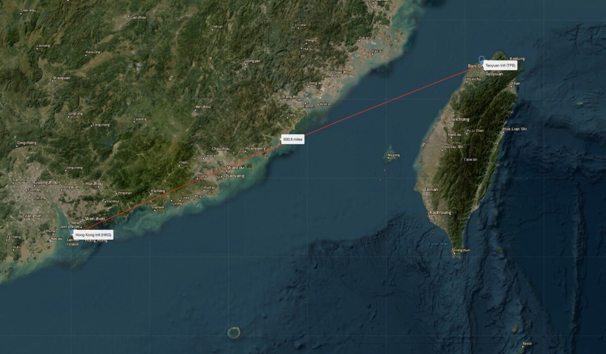 Taipei Hong Kong the worlds busiest route