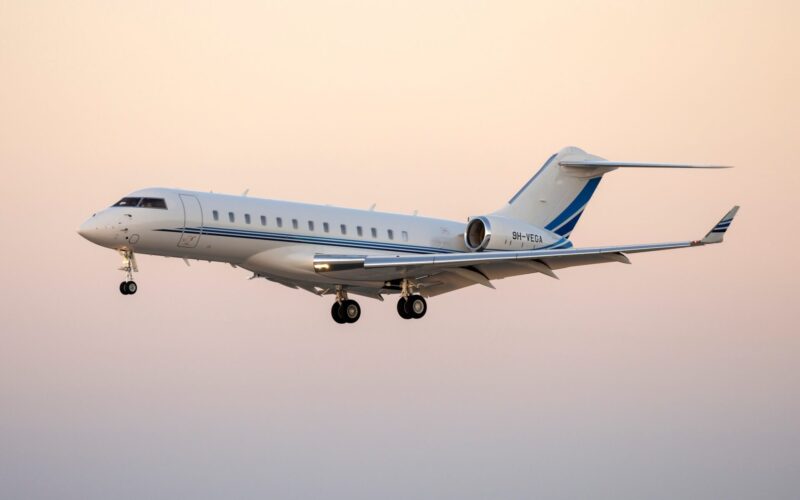 Newly registered Hyperion Aviation Bombardier Global 6000