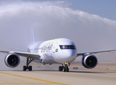 Riyadh Air B787 test aircraft