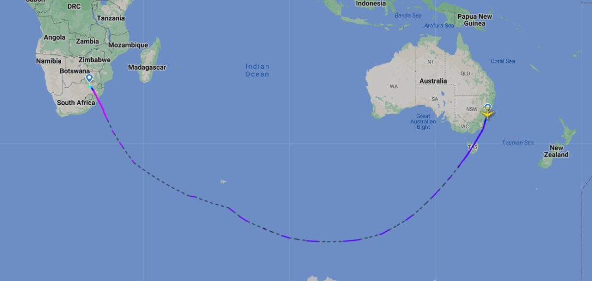 QF63 route