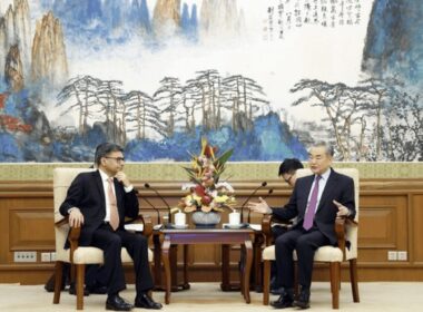 India’s Foreign Secretary, Shri Vikram Misri, talks with China’s Vice Foreign Minister, Sun Weidong