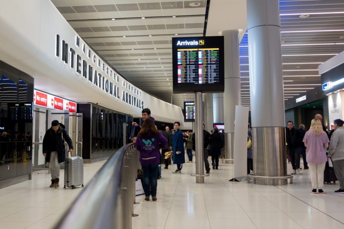 Terminal 2 of Manchester Airport